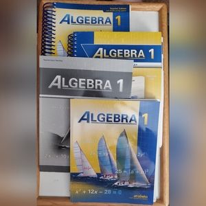 Abeka 9th Grade Agebra 1 Math Textbooks